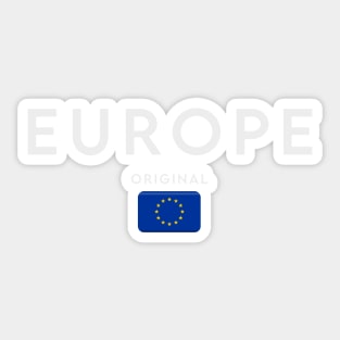 Europe flag, european flag Sticker